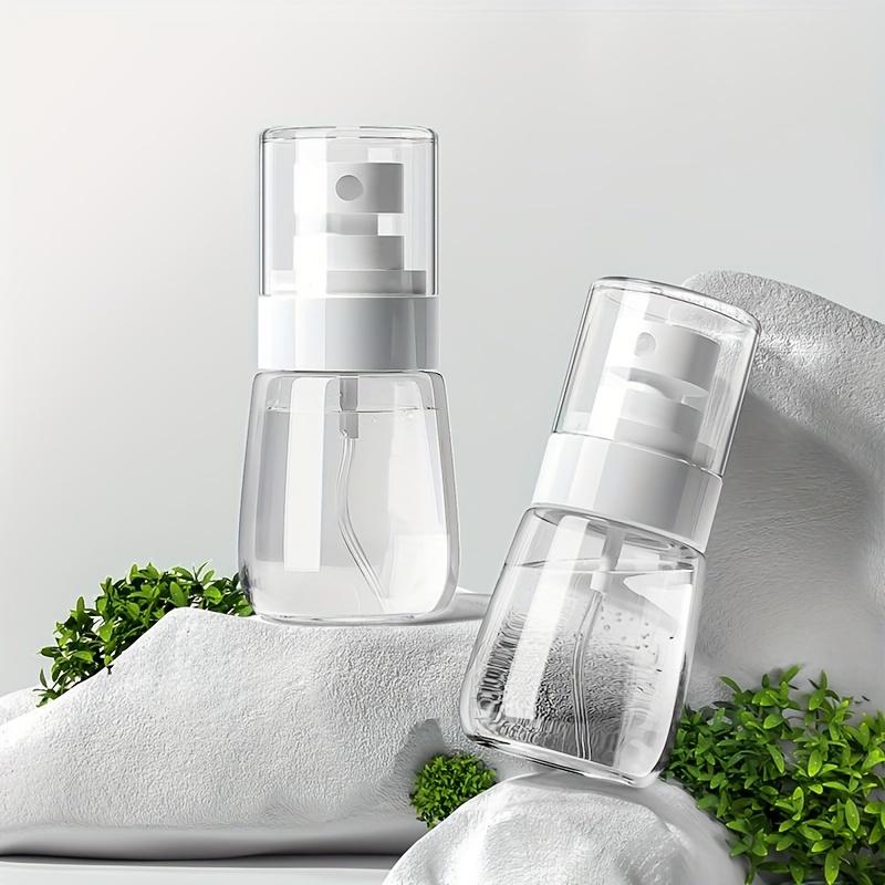 Portable Fine Mist Spray Bottle 30ml/60ml, Travel Size Clear Perfume&Lotion Dispenser-Hypoallergenic with Pump Refillable Bottle