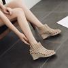 Woman Sandals Comfortable Pumps Ladies Fashion Wedges Female Hollow Out Shoes Women's Footwear Open Toe Casual Chunky Sandal New