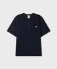 WHO.A.U Waffle Henley Short Sleeve T-Shirt / Whrag3791U