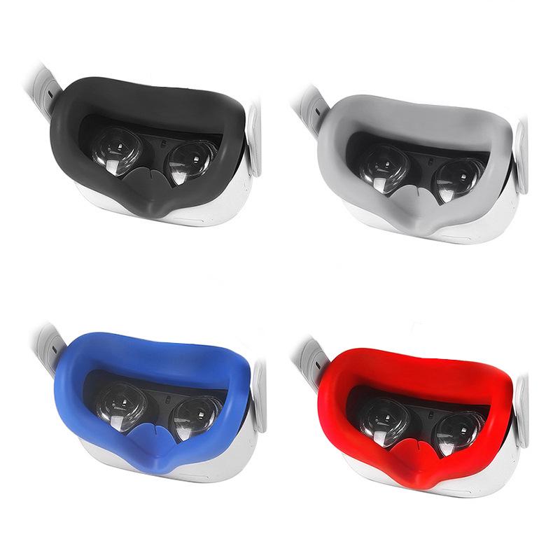 Sweatproof Silicone Face Cover for Oculus Quest 2 VR Glasses - Washable, Stain-Proof, Dustproof Replacement Accessory