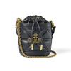 Vivienne Westwood Galleria 4c030009w L006u N403 Kitty Nappa Qualting Small Bucket Shoulder Bag
