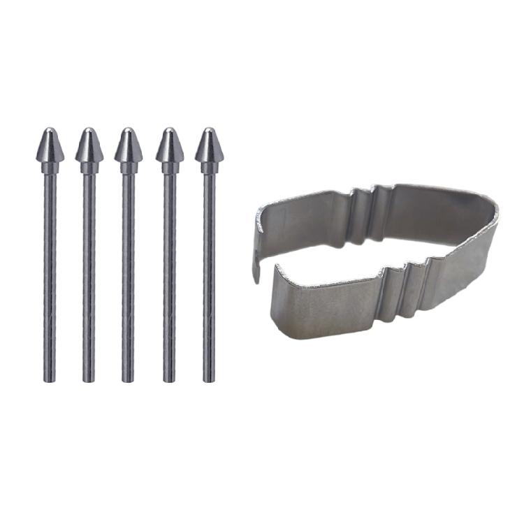 1/2/5 ks Kovový hrot pera a sada klipů Zajišťující přesné ovládání pro umělce a profesionály na Tab S11 Ultra Náhradní díly