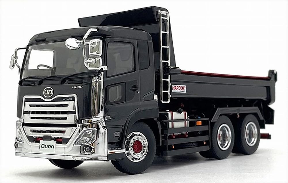 Kyosho Original 1/43 UD TRUCKS QUON KYOKUTO Dump Truck (Black Metallic) Finished Product KS03940BK