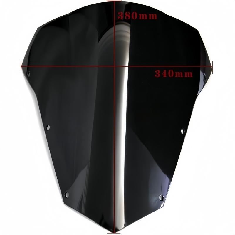 Motorcycle windshield air deflector front windshield Flow Guide Plate Double Bubble for Yamaha FZ 6 FZ-6 FZ6 2003-2008