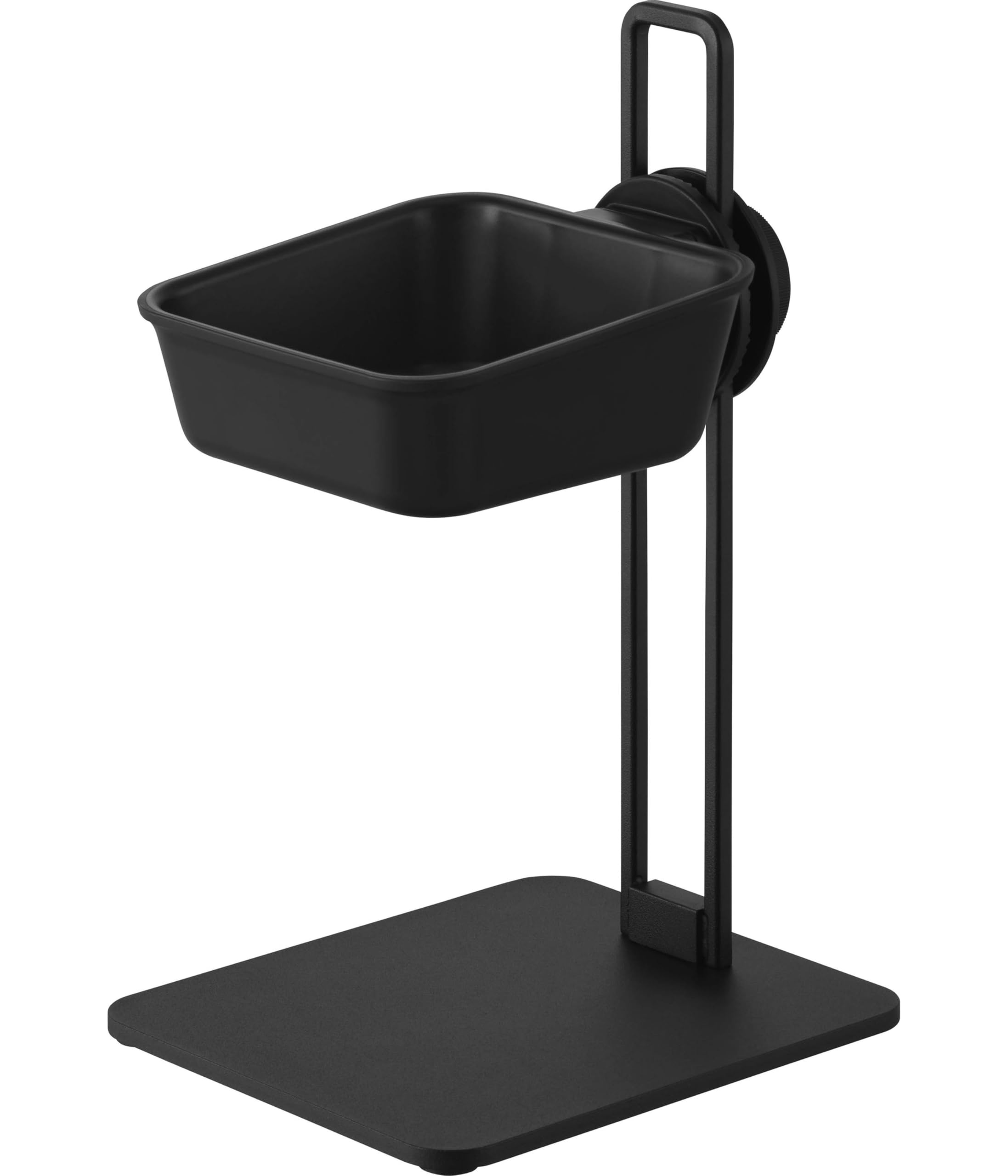 

Yamazaki Pet Food Bowl W14 x x Nooks Suitable for pet food and water Dishwasher and microwave (Yamazaki Industries) Height-Adjustable Stand, Black. чёрный