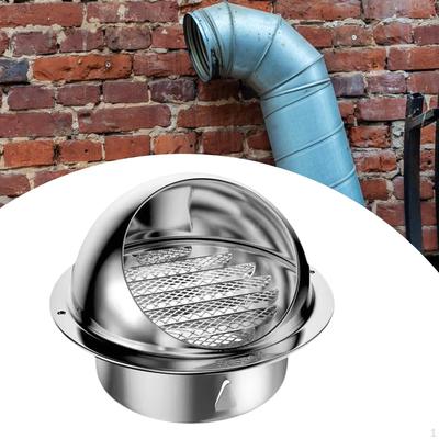 Καπάκι Εξαερισμού Στεγνωτηρίου με Ενσωματωμένο Λεπτό Πλέγμα για Εξαγωγή στον Τοίχο