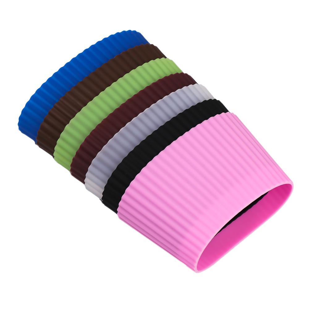 Tool Durable Table Mats Water Cup Coasters Insulation Cup Cover Bottle Sleeves Silicone Cup Sleeve