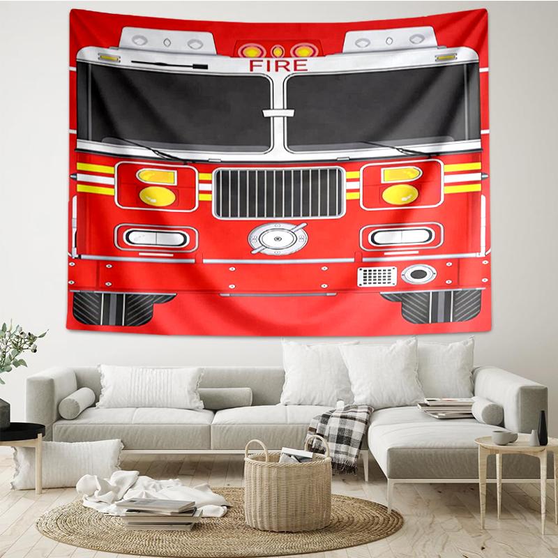 Car Print Tapestry, Backdrop, Easy Setup, Ideal for Bedroom, Office & Living Room, with Aesthetic Wall Hanging Decor.