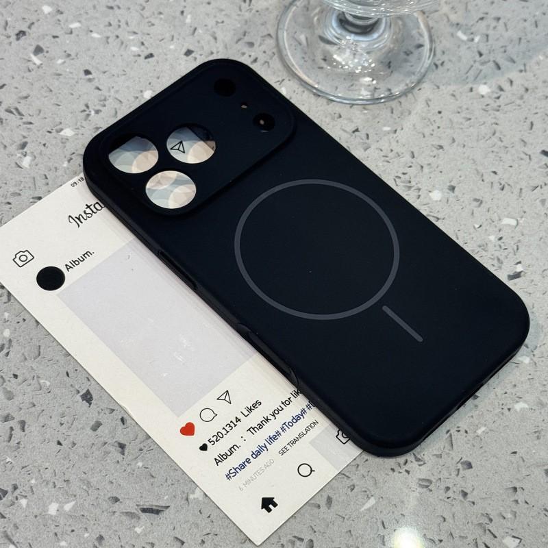 Liquid Silicone Magnetic Phone Case IPhone 17 16 Pro Max Shockproof Protective Cover