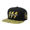 Lightning Embroidery Flat Rim Hat American Hip Hop Flat Rim Hat Female Street Dance Cap Male Korean Big Head Baseball Cap