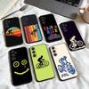 Cycling Bike Phone Case For Samsung Galaxy A73,A72,A71,A70,A53,A52,A51,Others Soft Black Shell