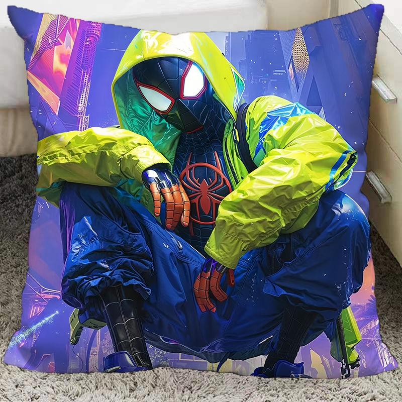 Spiderman Avengers Movie Peripheral Pillow Double-Sided Bedside Pillow Cushion