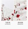 French Floral V-neck Dress