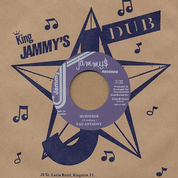 7inch Record PAD ANTHONY / TULLO T - Murderer / None Ah Dat DSRLJ032 Jammy's Records 2011 Japan Reggae, Ska & Dub Used