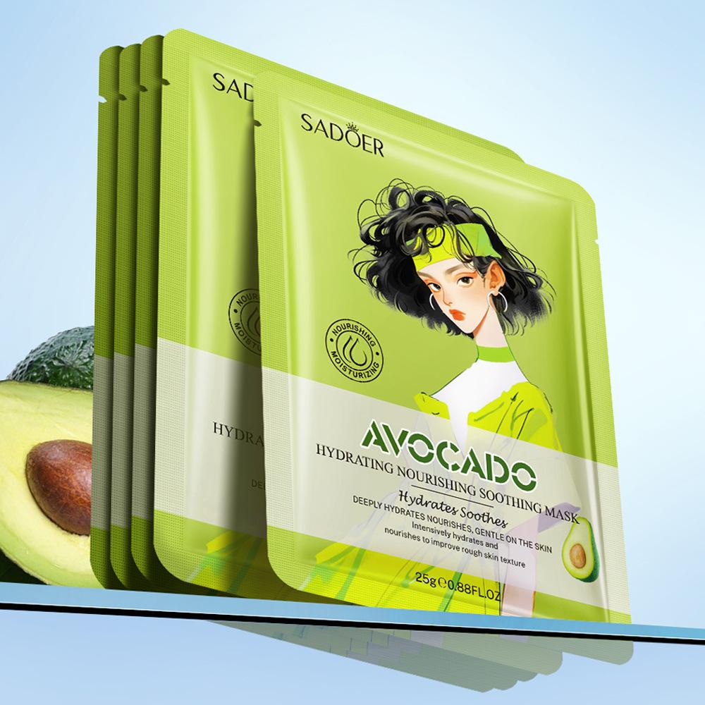 SADOER Avocado Hydrating Nourishing Soothing Mask Hydrating Mask