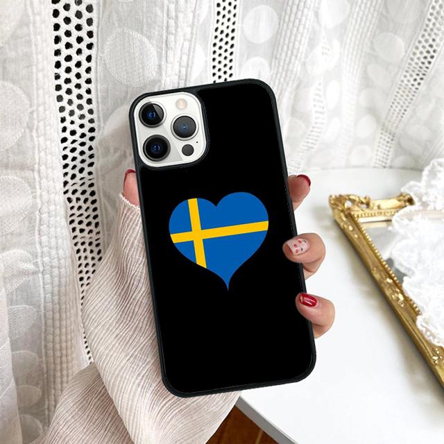 Sweden Flag Phone Case For Samsung Galaxy S10 S22 S23 S24 Note 10 20 Lite S20 Plus S21 Ultra Back Cover