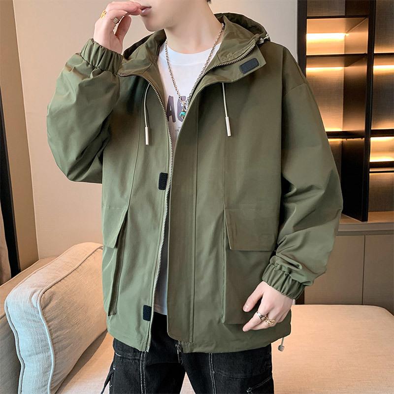 Hooded Plus Size Jacket Spring and Autumn Winter New Loose Jacket