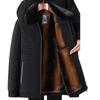 Men's Winter Wool Jacket - Thick, Velvet-Lined, Grandpa Style for Middle-Aged and Elderly