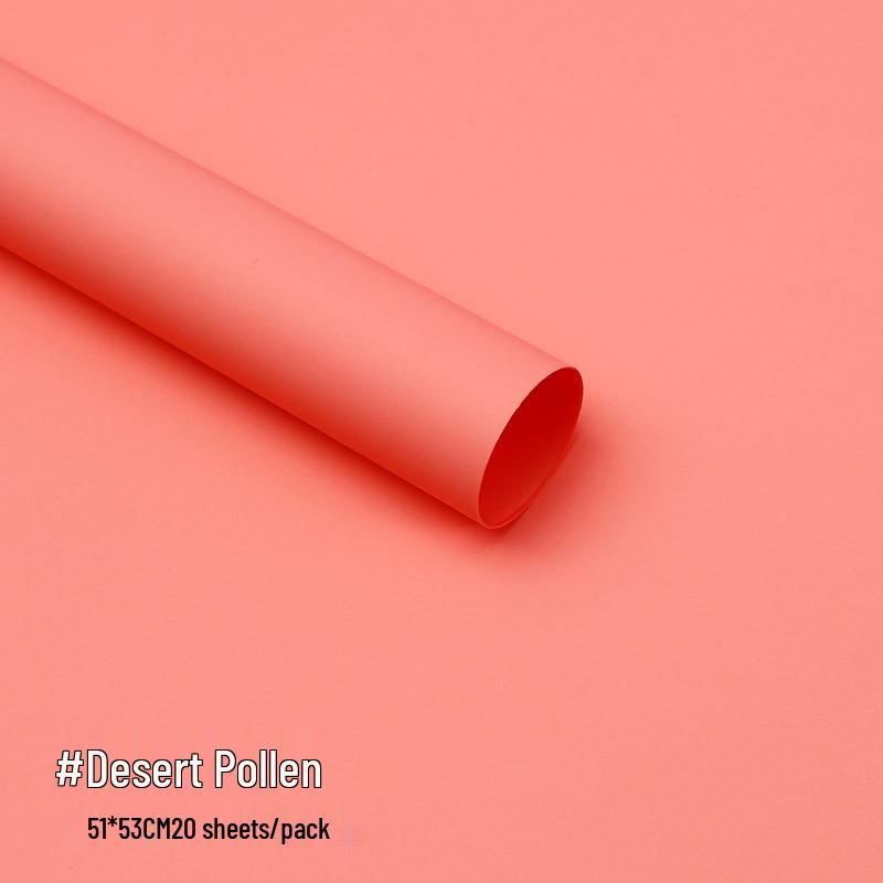 Extra Thick 8.5 Silk HD Morning Mist Matte Waterproof Florist Paper for Fresh Flower Wrapping