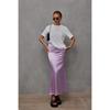 Primavera Estate Sottogonna in Seta Simulata Sottogonna in Raso per Donna Casual Colore Ding Bun Gonna Fianchi