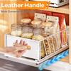 Under-Sink Pull-Out Spice Rack Drawer Storage System