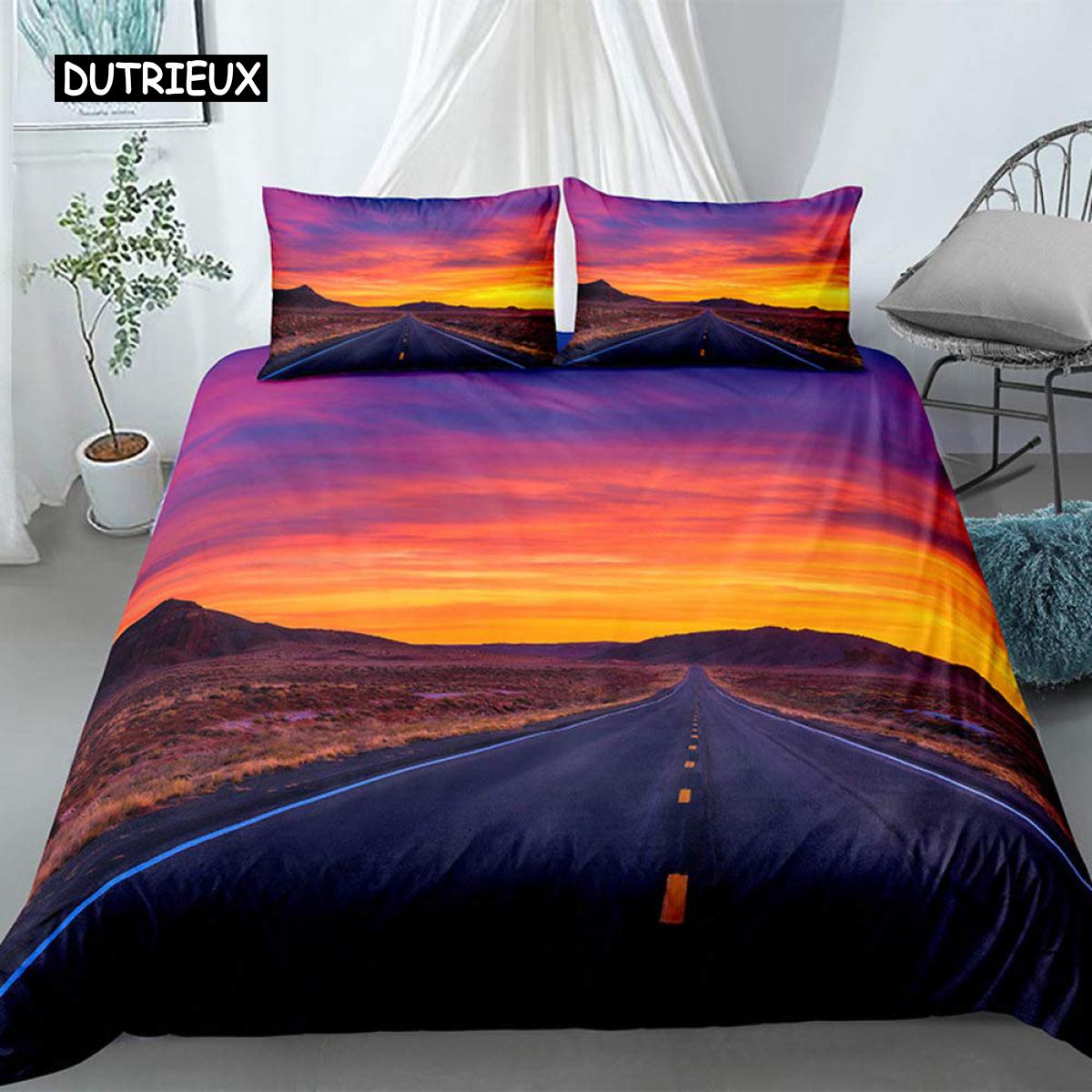 

Комплект постельного белья «Шоссе», комплект постельного белья «Торнадо», комплект постельного белья «Бедствие», «Королева», 2/3 шт., полиэстеровое одеяло, чехол для взрослых, мальчиков и подростков EU single(135x200cm)