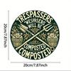 Round Chaser Metal Wall Art Vintage Iron Sign for Bar Cafe Club Room Decor