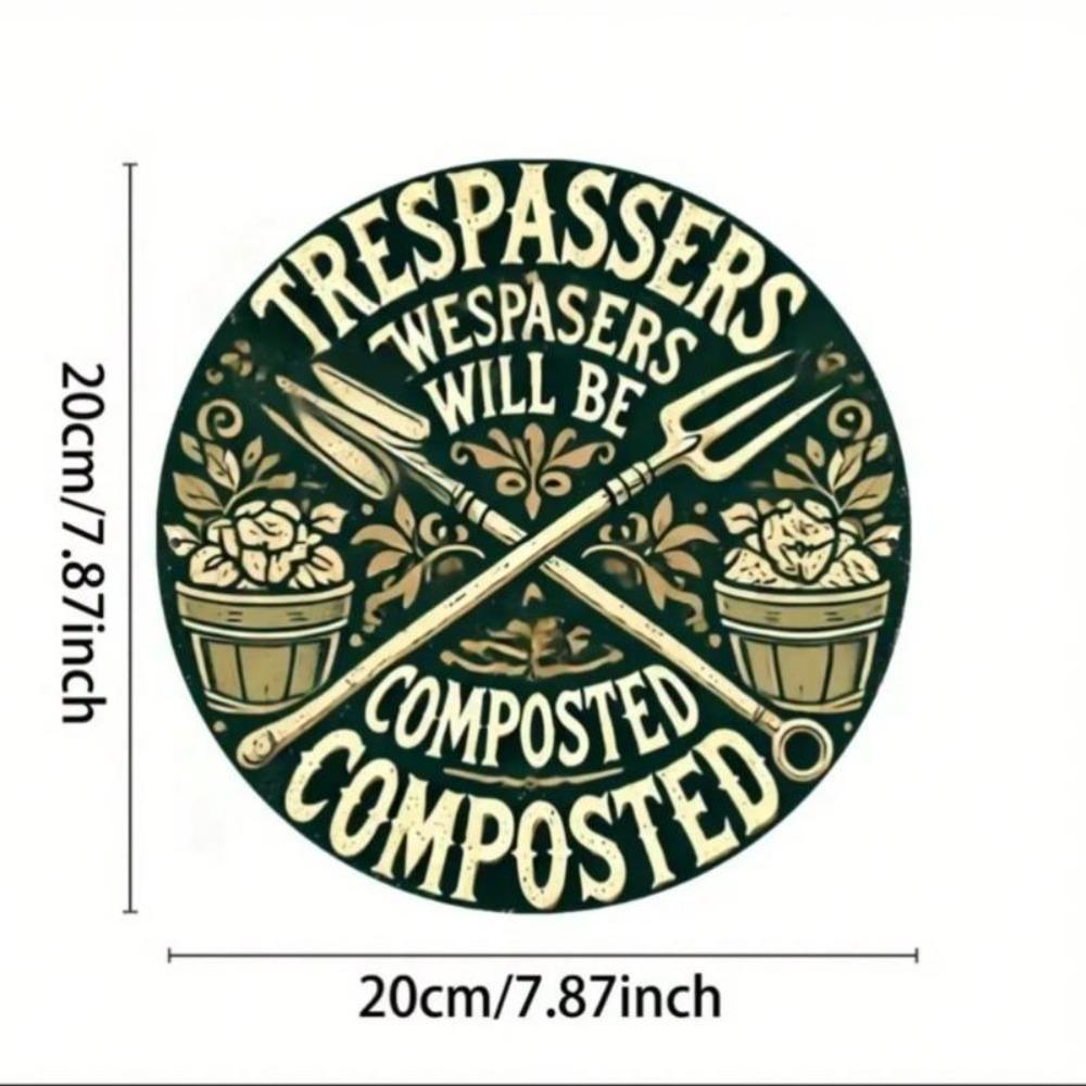 Round Chaser Metal Wall Art Vintage Iron Sign for Bar Cafe Club Room Decor