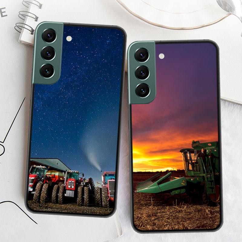 Farm Vehicle Tractor Phone Case For Samsung A16 A26 A36 A56 Galaxy A02S A12 A52S A13 A23 A33 A53 A54 A34 A24 A14 A22 A32 A42 A72