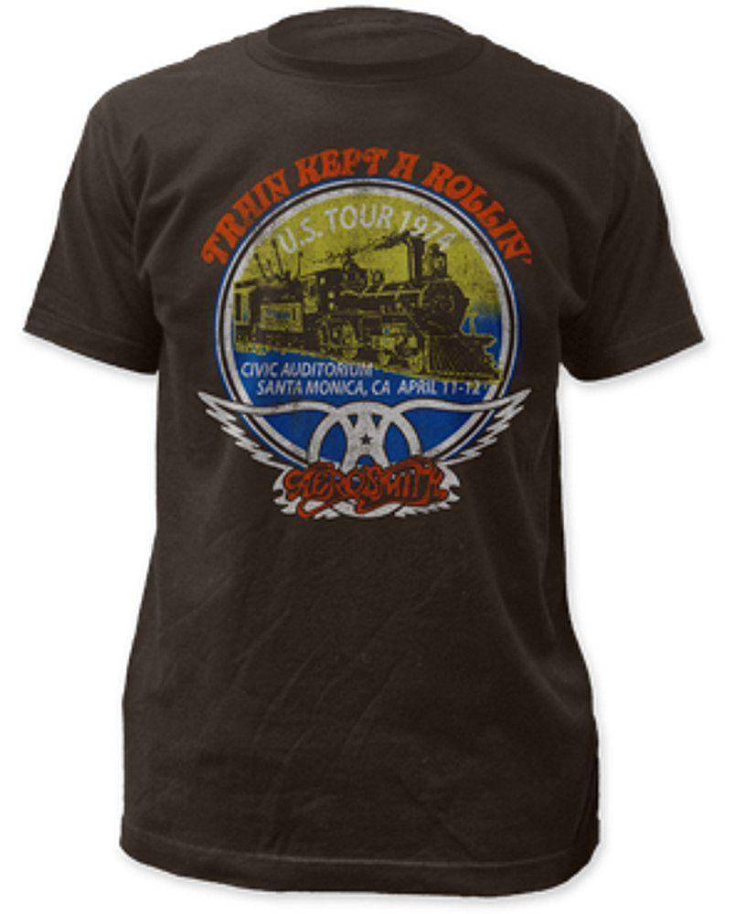 Aerosmith Train Kept A Rollin T-Shirt S M - S