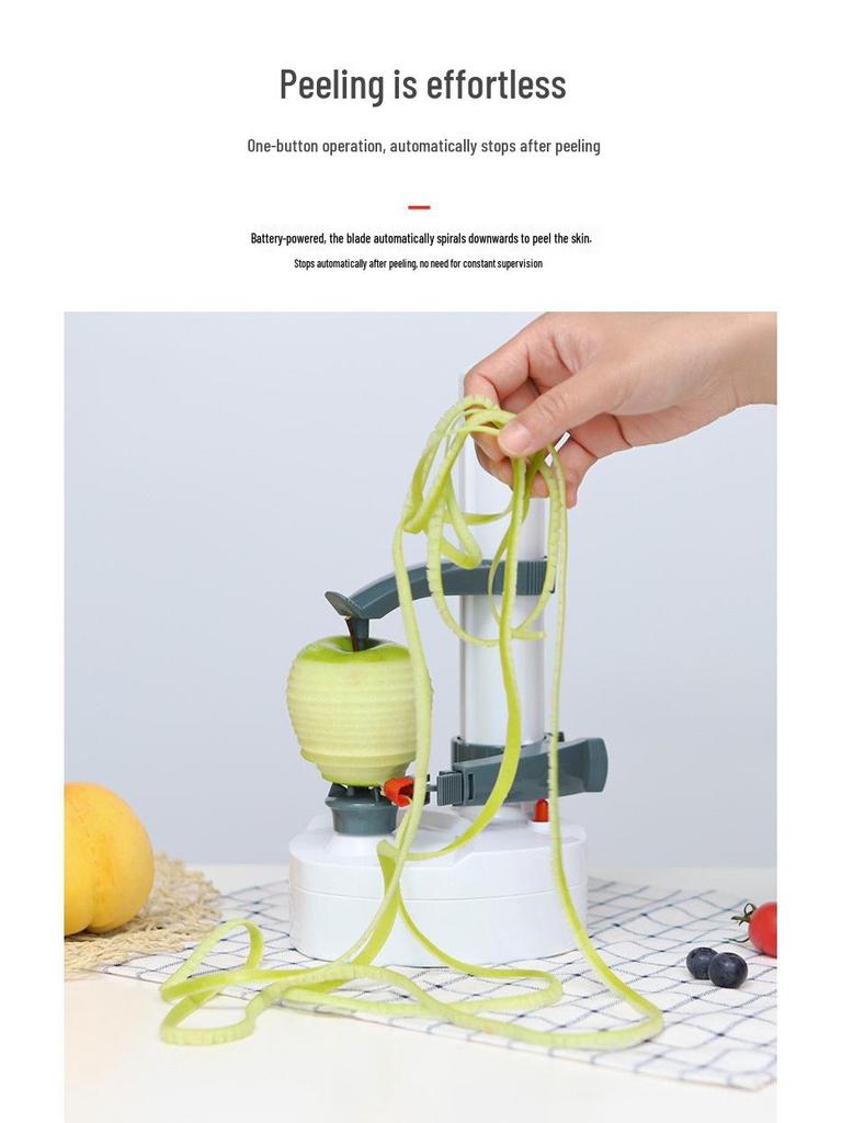 Multifunctional Electric Peeler - Fruit & Potato Peeling Machine, Washable & Removable