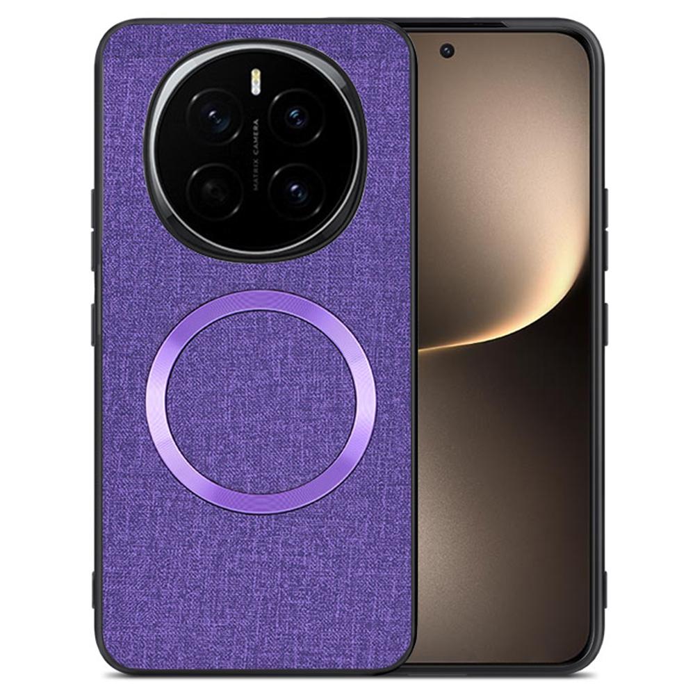 

For Honor Magic7 5G Magnetic Case Drop-Proof TPU+Cloth Back Phone Cover A