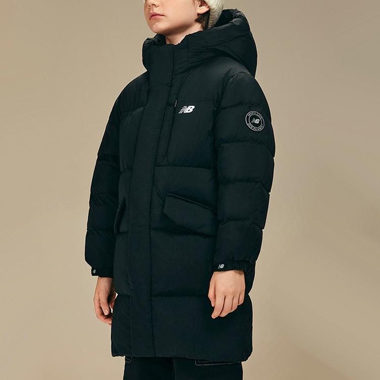 New Balance Kids Down Jackets Hooded Non Detachable Hooded 7PF4E093-BK