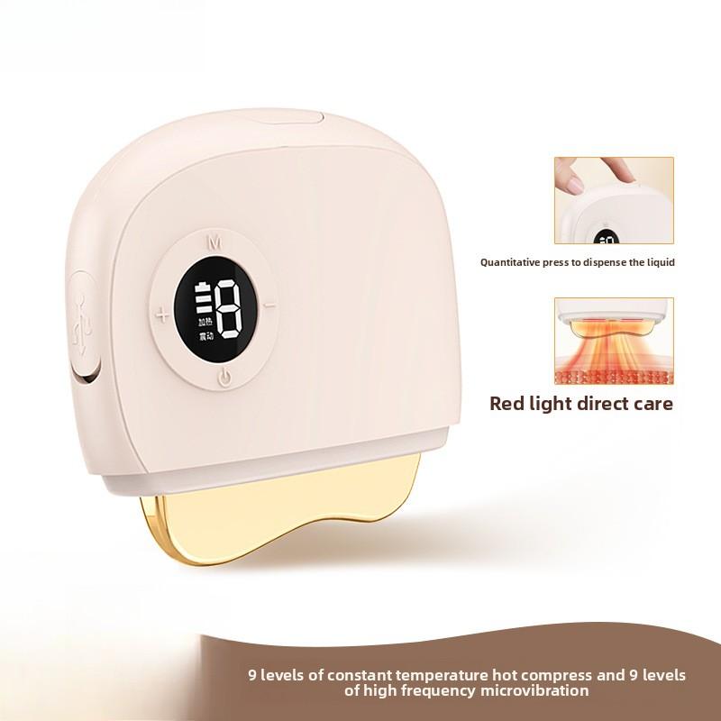 Beauty Heating, Micro-current Neck Body Massager, Scraping Instrument, Essential Oil Scraping Massager, Electric Scraping Board