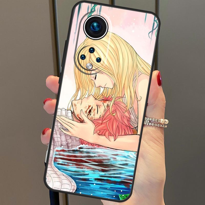 Fairy Tail Erza Natsu Lucy For Huawei P40 Lite P20 P30 Pro Nova 9 Nova 5T P Smart 2019 Case For Honor 50 8X 9X 10i