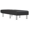 VidaXL Chaise longue noir similicuir 352849