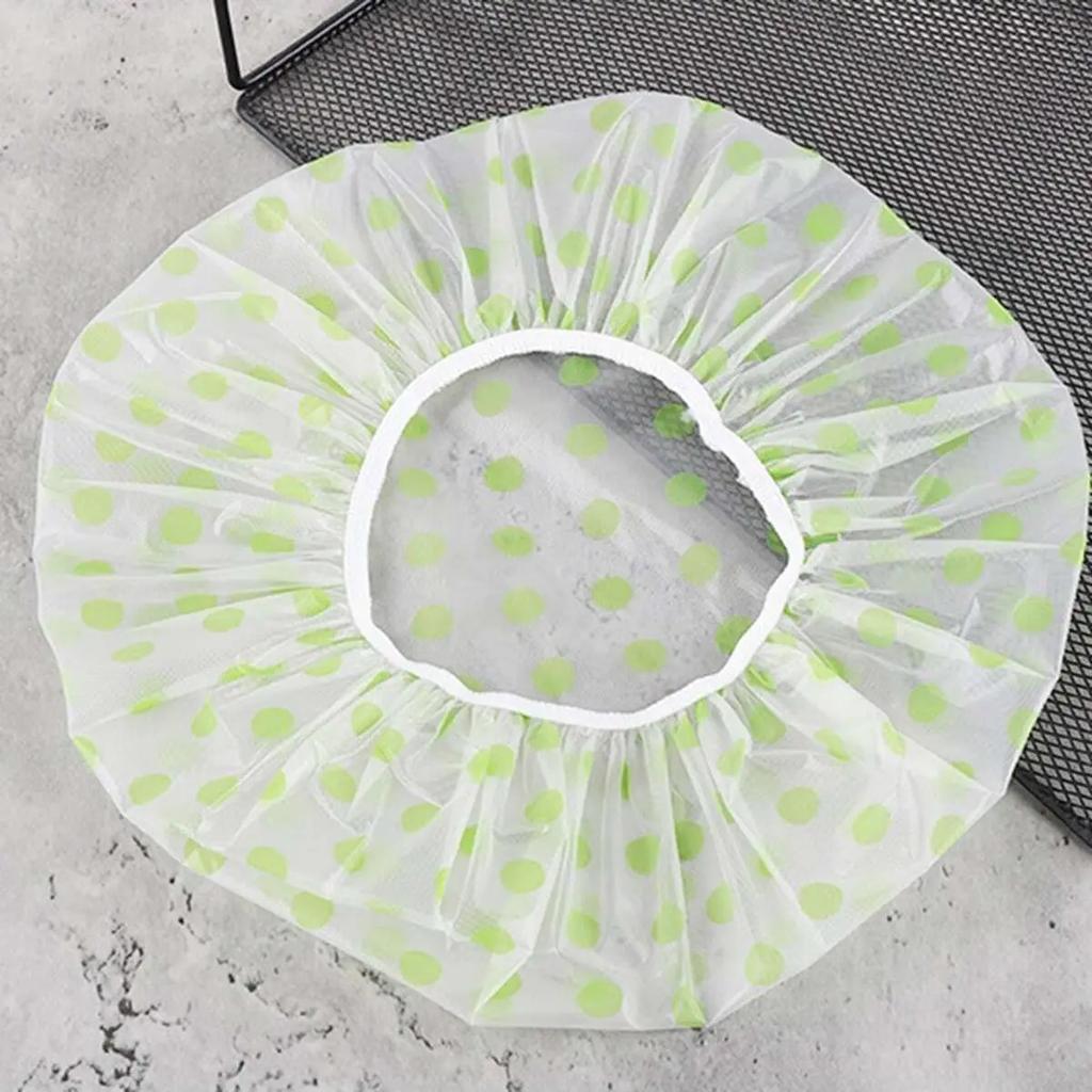 3/6/9 Pcs Colour  Shower Caps, Multi-Purpose Thickening Elastic Bath Cap Plastic Waterproof  Home Use  Bathroom Accessories