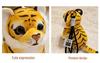Cross-border Animal Plush Toy Pendant: Tiger, Panda, Giraffe, Leopard, Lion Doll Ornament