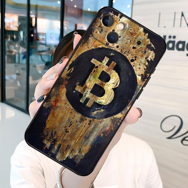 Bitcoin BTC Phone Case For iPhone 13 12 Mini 11 14 15 16 Pro Max Plus X XS Max XR Cover Shell