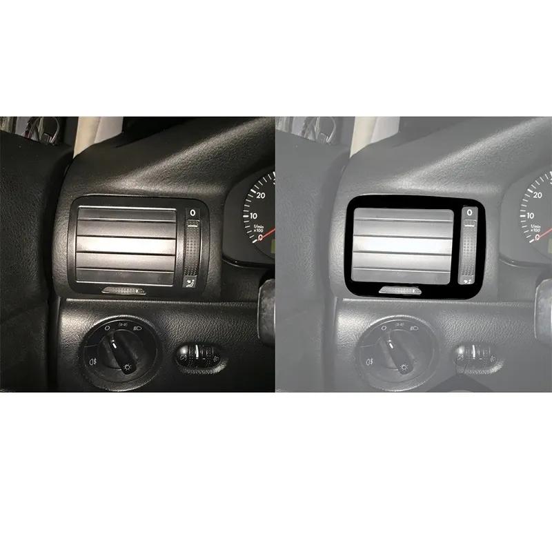 For Volkswagen Passat B5 2001-2005 Piano Black Dashboard Both Side Air Outlet Decorative Cover Car Interior Accessories Sticker