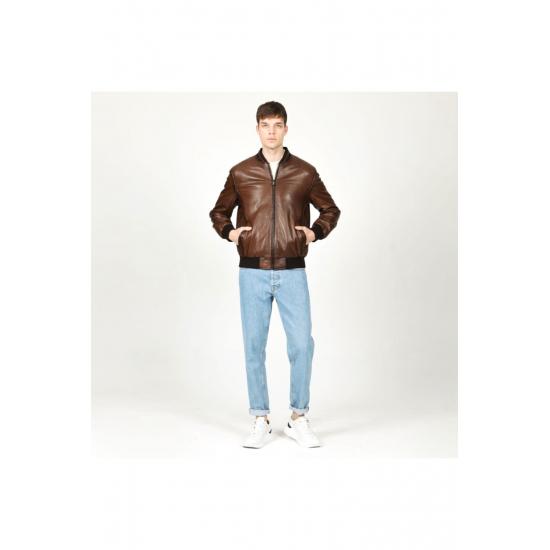 Mens Coat Fitkole Plus Size Genuine Leather Men's Coat 5xl 6xl