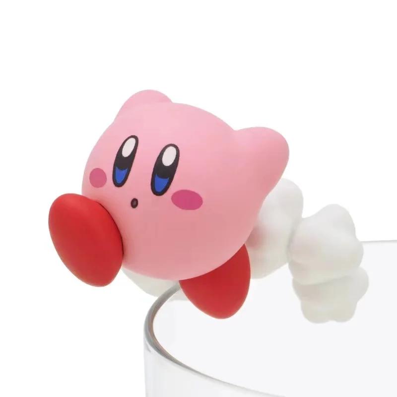 Japanese Genuine Gacha Scale Model Kirby Cup Cute Tabletop Decoration Action Figure Toys A On Articulated Poseable Detailed Movable Collectible