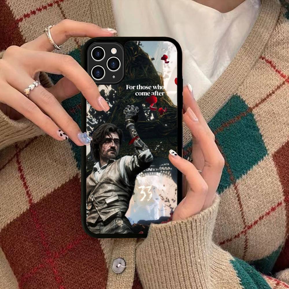 

Clair Obscur Expedition 33 Game Phone Case For IPhone 17 16 15 14 13 Plus 12 11 Pro Max PC+TPU Cases Back Cover iPhone 17 Pro