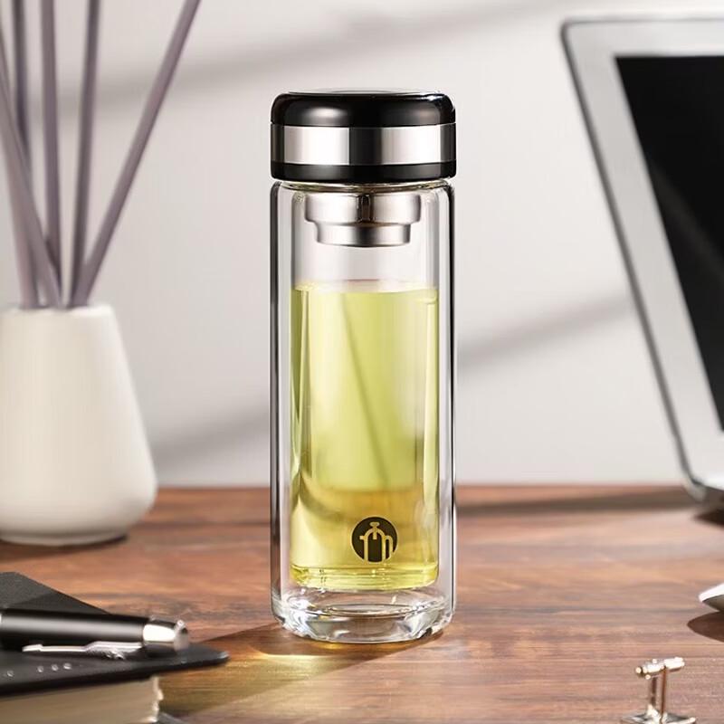 FUGUANG Cha Mashi TM-2022 Double-Layer Glass Tea Cup