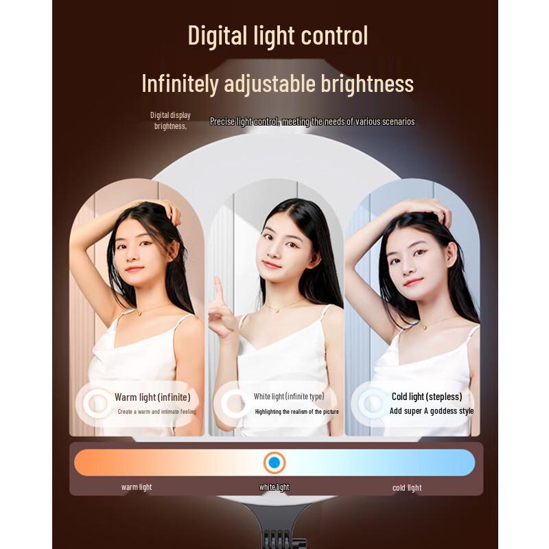 OEING 35cm LED Ring Fill Light with Remote