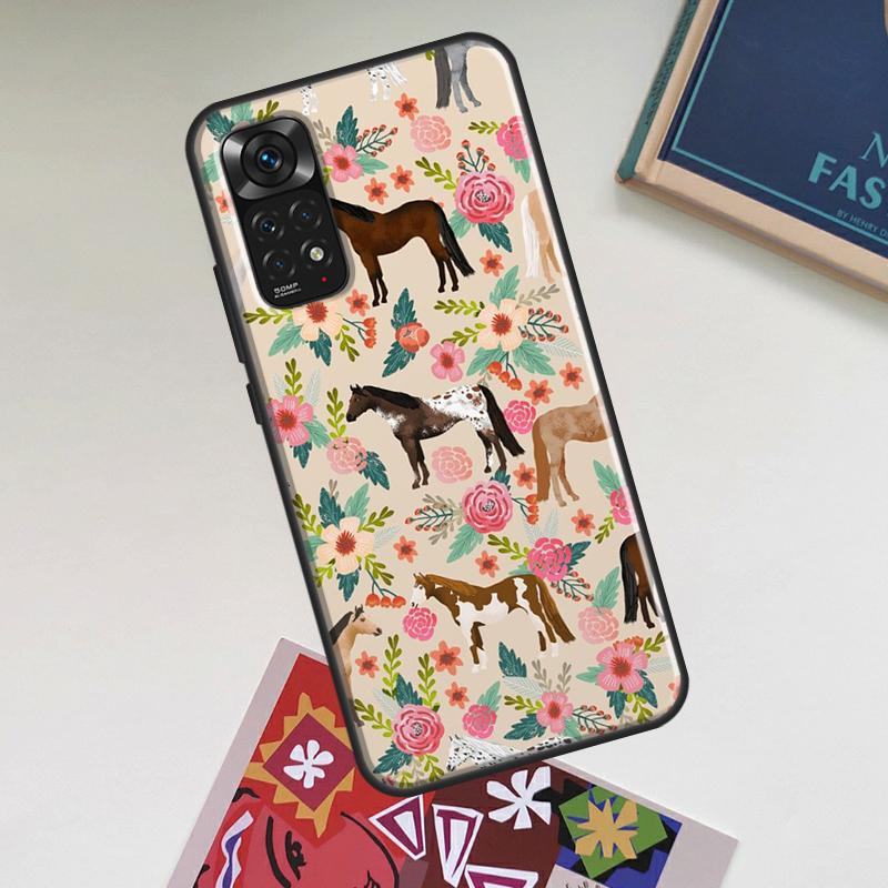 

Чехол-коллаж с узором Лошади для Xiaomi Redmi Note 14 13 12 11 9 10 15 Pro Plus Redmi 15 15C 14C 13C 12C 10C Redmi 15C 4G