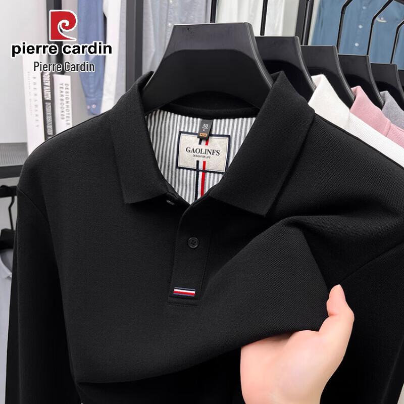 Pierre Cardin Men's Pure Cotton Long Sleeve Polo Shirt