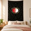 Feyenoord Rotterdam Wandkleed hoge kwaliteit voor het decoreren van woonkamer slaapkamer studentenkamer muren ideaal als slaapkamer muurdecoratie of vakantiegeschenk