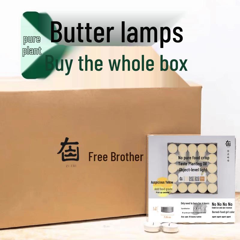 LIEI Pure Plant Smokeless Ghee Lamps