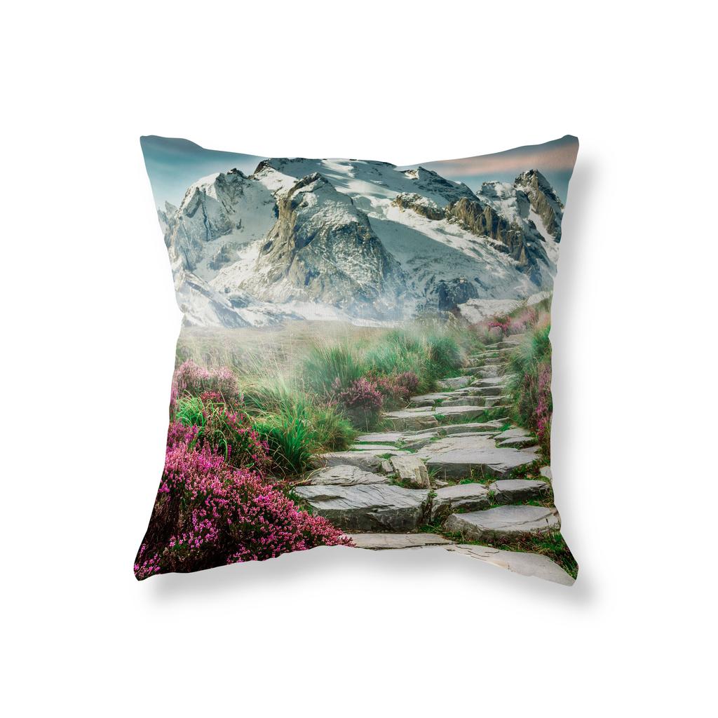 Natural Landscape Starry Sky Landscape Pillow Cover Sofa Decorative Pillow Cover Chair Cushion Cover Room Home Decoration